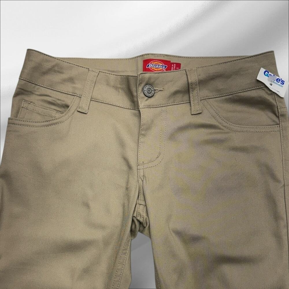 DICKIES Women’s 1 Long Tan Bootcut Jeans